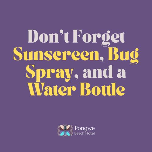 Don’t Forget Sunscreen